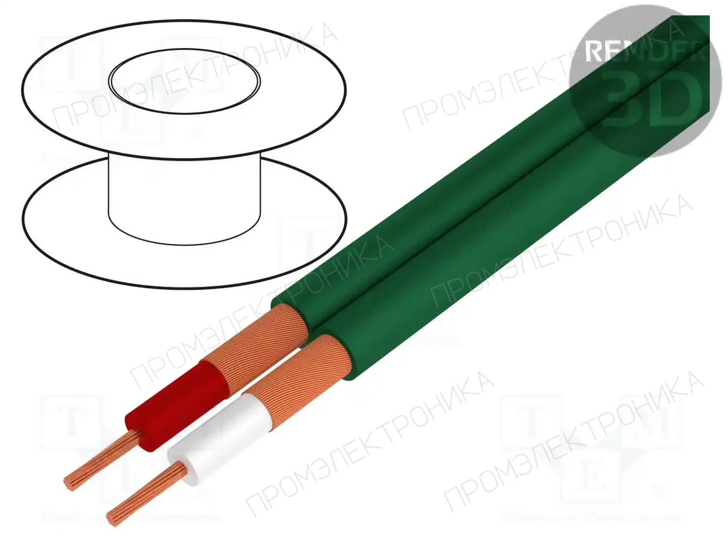 TASKER C121 GREEN — Провода микрофонные
