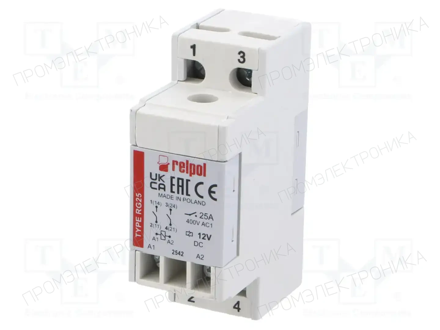 RELPOL RG25-3022-28-1012 — Реле электромагн. промышленные