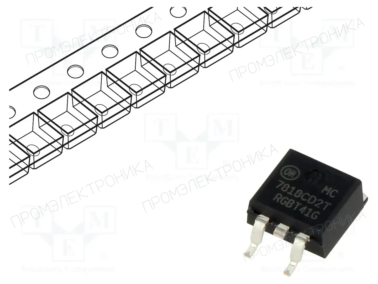 onsemi MC7818CD2TR4G — Стабилизаторы напряжения нерегулируемые