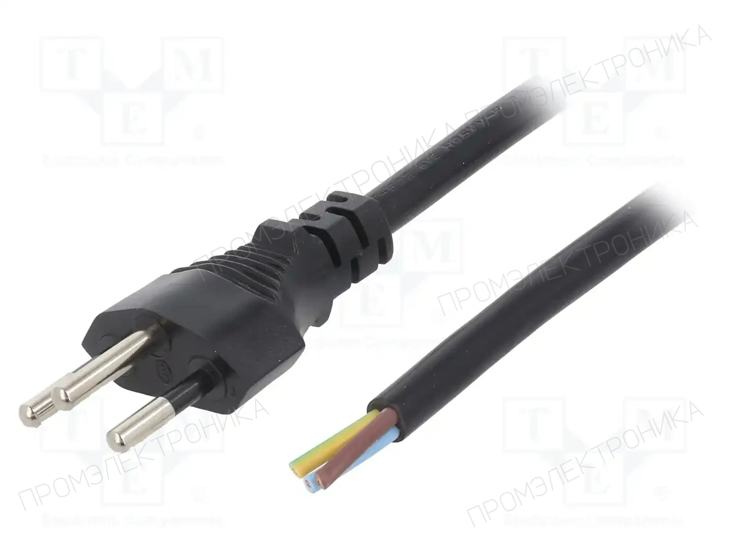 LIAN DUNG LT-313 H05VV-F 3X1.0 BLK 1.8M END C — Кабели питания компьютерные и универс