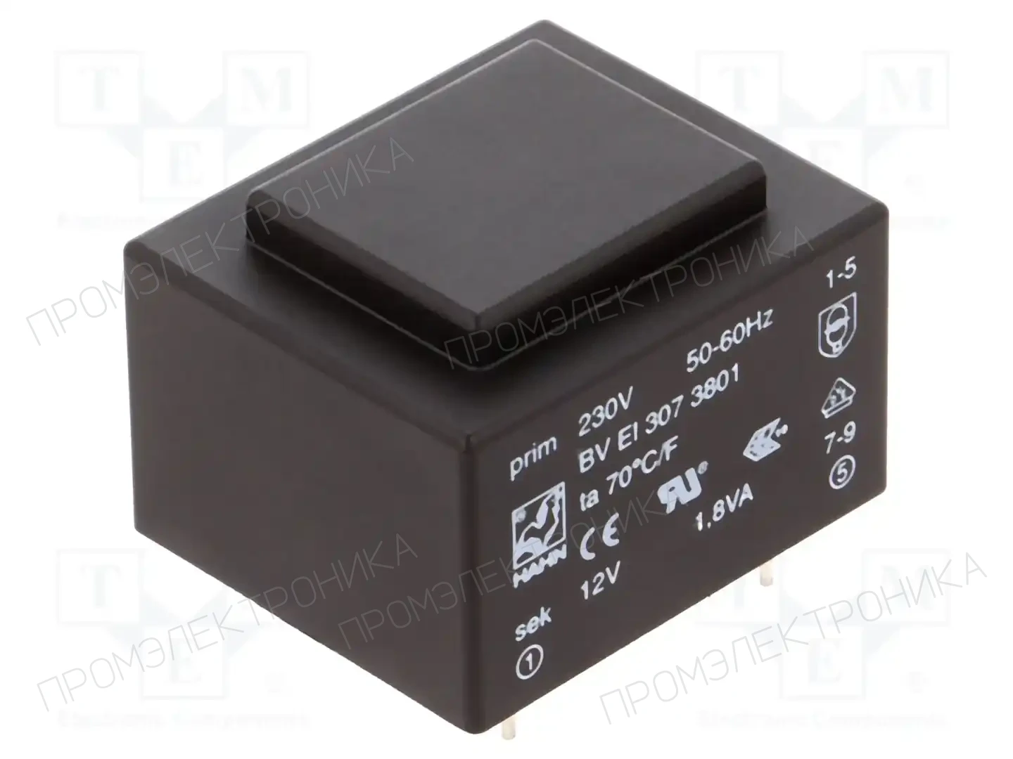 HAHN BV EI 307 3801 — Трансформаторы PCB
