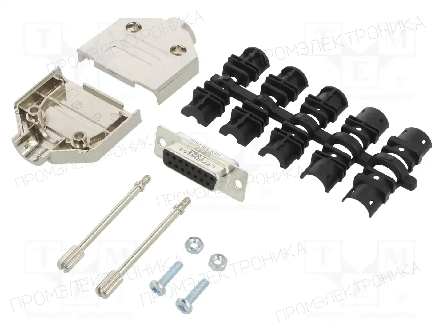 AMPHENOL COMMUNICATIONS SOLUTIONS L17DTPK-M-15+L77SDA15S — Комплектные штекеры D-Sub