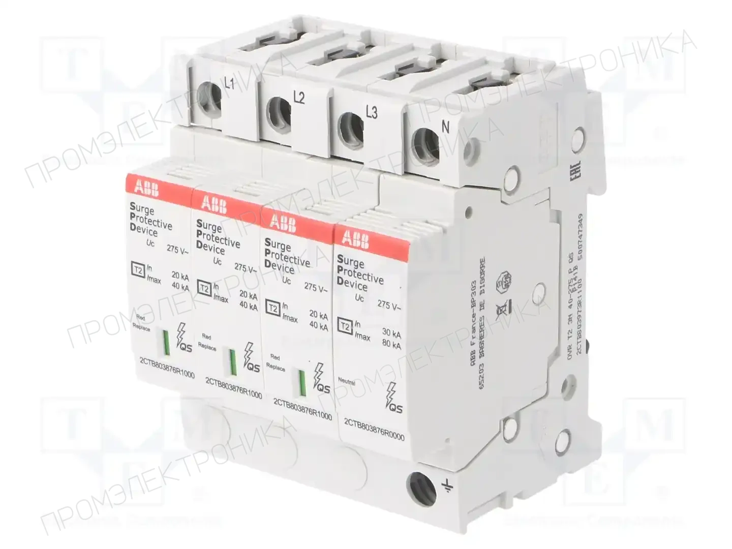 ABB OVR T2 3N 40-275 P QS — Ограничители перенапряжения