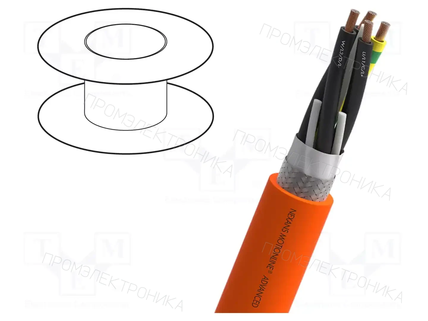 NEXANS 13-EYS15G04R-A5 — Провода для направляющих- экранированные