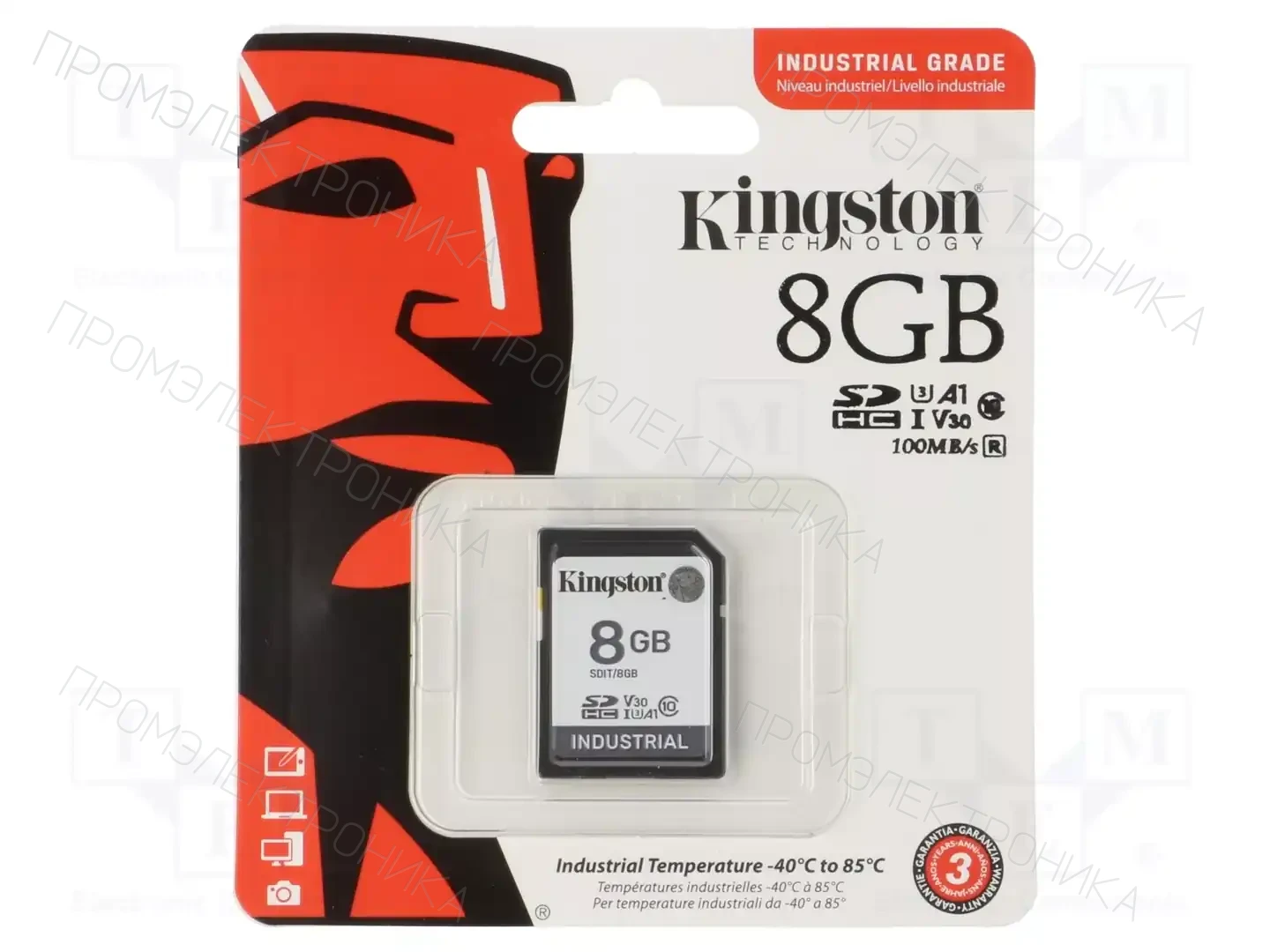 KINGSTON TECHNOLOGY SDIT/8GB — Карты памяти