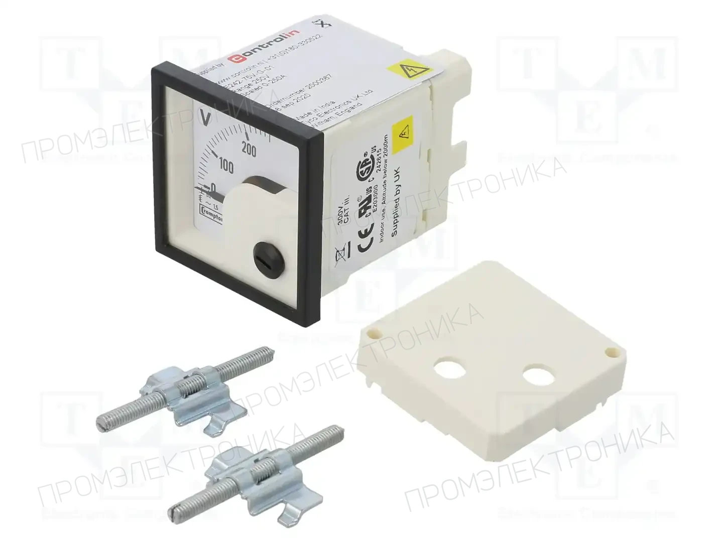 CROMPTON / TE CONNECTIVITY 039-40217-0250-250V-0-250V — Вольтметры
