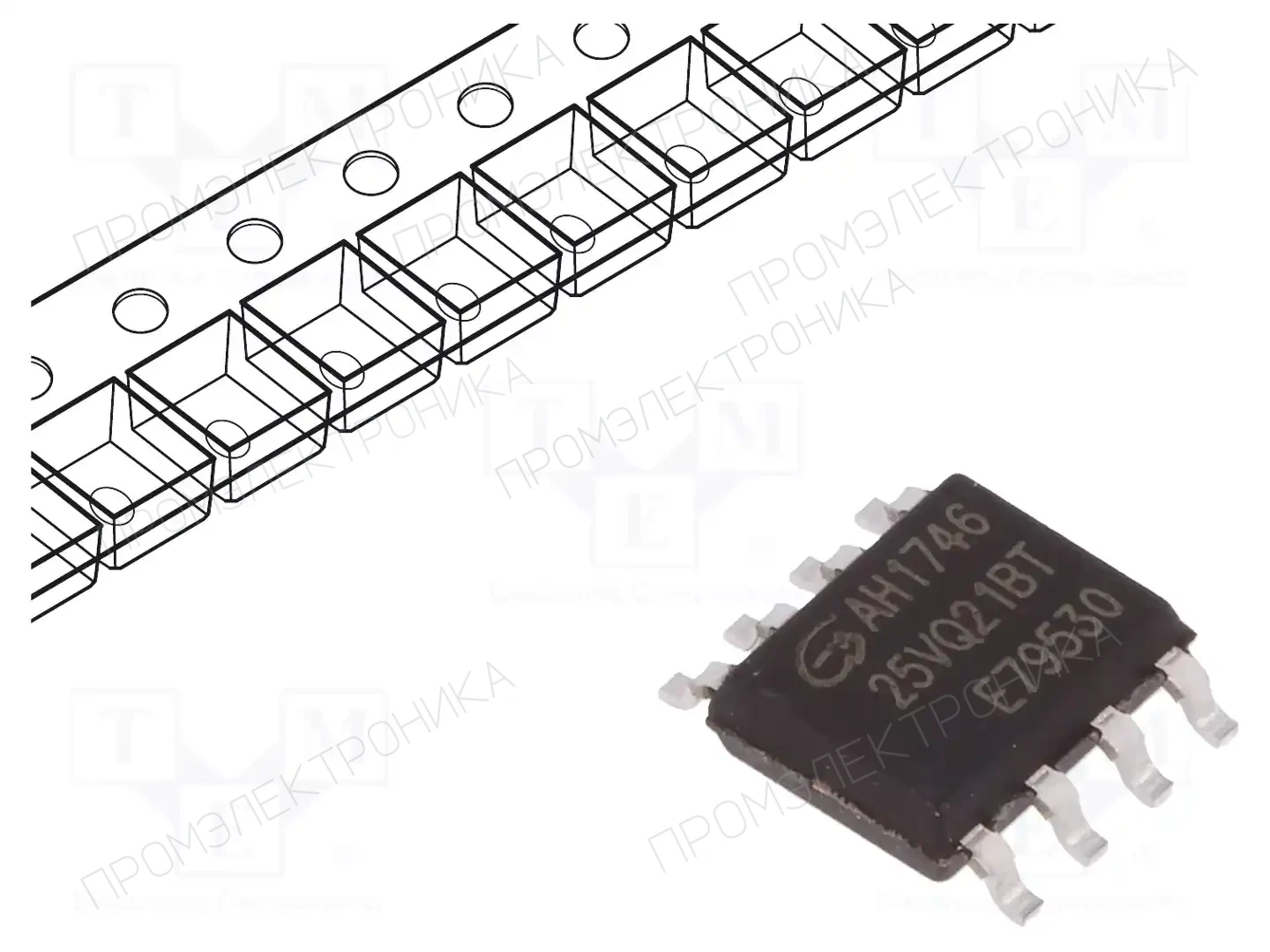 GIGADEVICE GD25VQ21BTIG — Памяти FLASH последовательные
