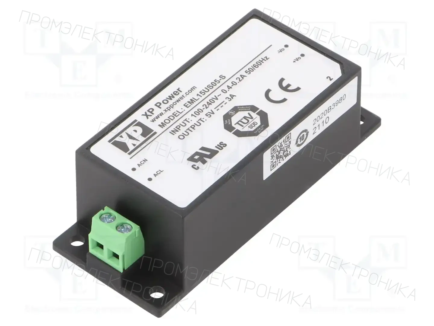 XP POWER EML15US05-S — Блоки питания для встраивания