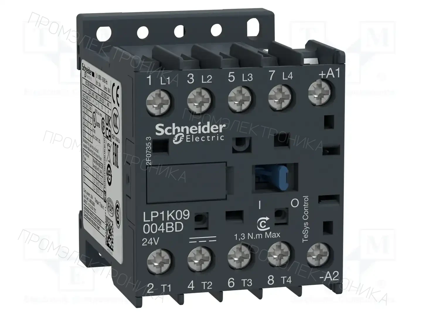 SCHNEIDER ELECTRIC LP1K09004MD — Контакторы - главные модули