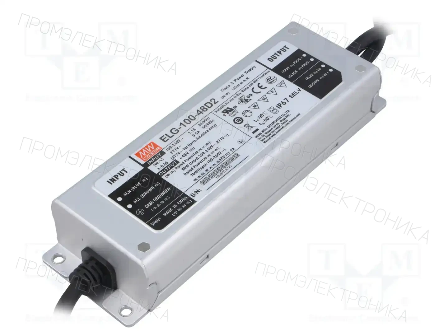 MEAN WELL ELG-100-48D2 — Блоки питания для LED