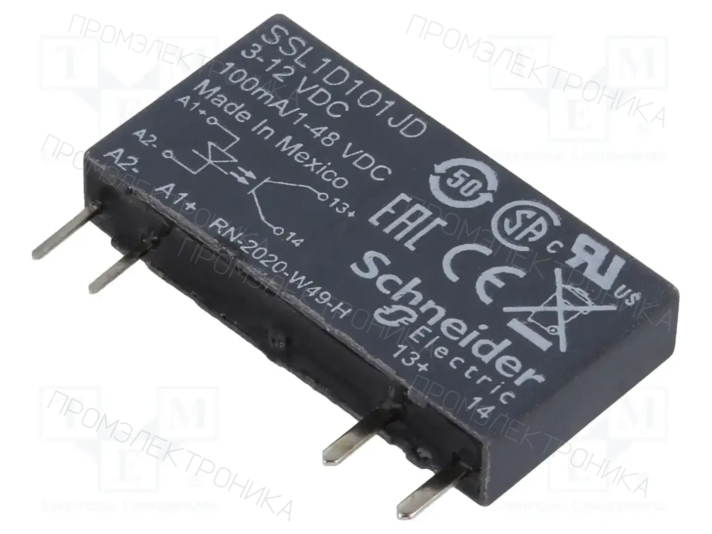 SCHNEIDER ELECTRIC SSL1D101JD — Реле SSR постоянного тока