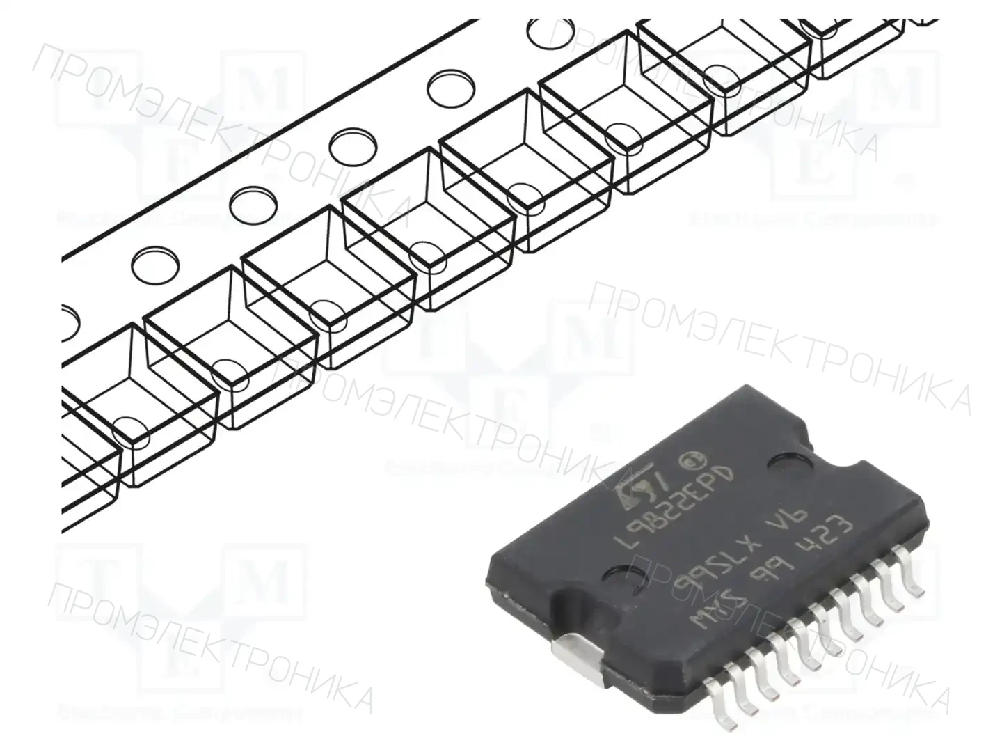 STMicroelectronics L9822EPD013TR — Драйверы - микросхемы