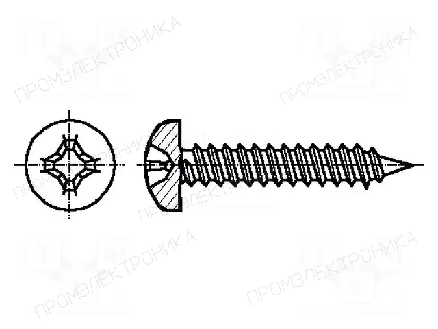 KRAFTBERG K6.3X38/D7981C-A2 -AS — Шурупы