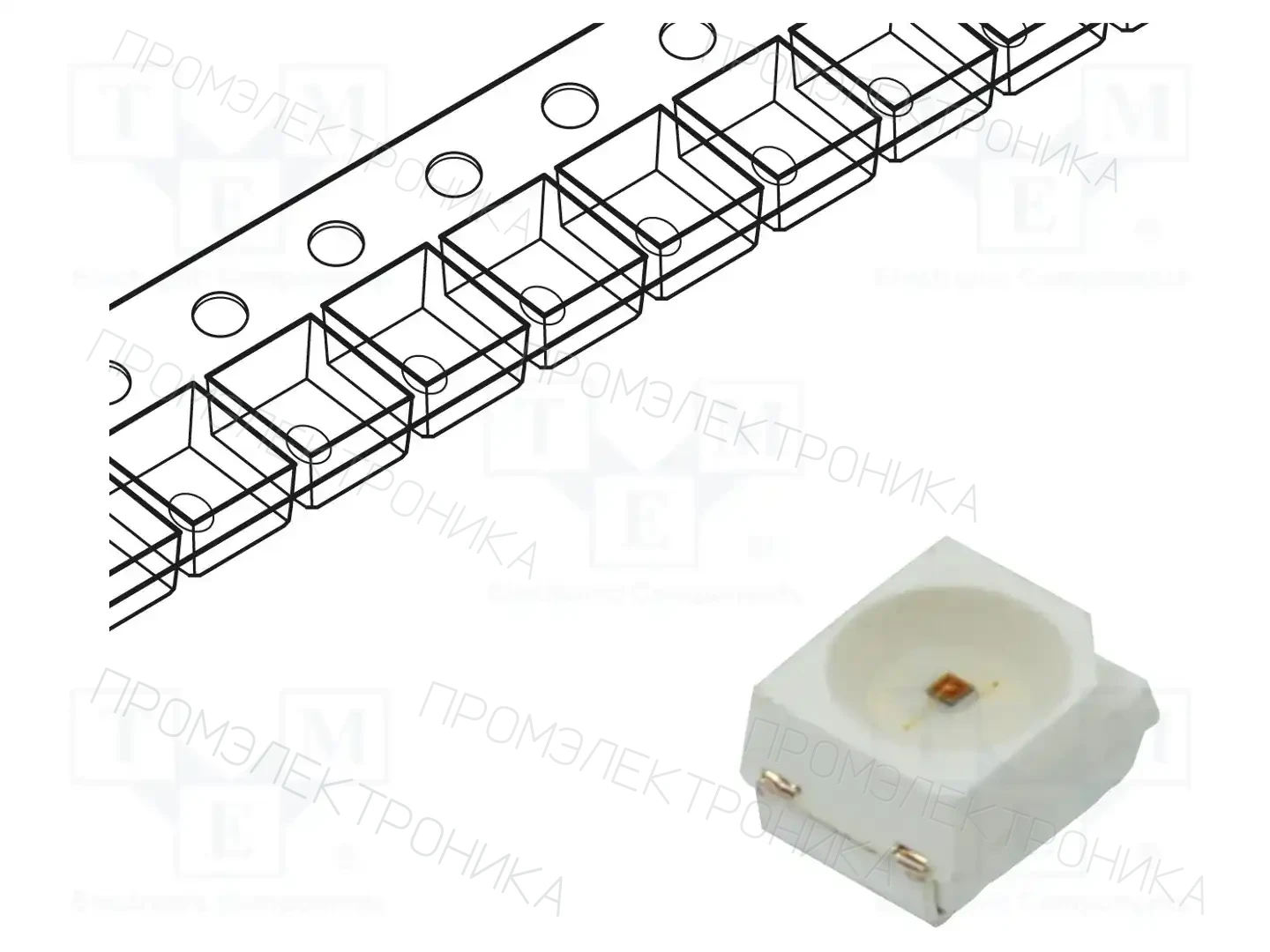 BIVAR SMTL2-URC — Светодиоды SMD цветные