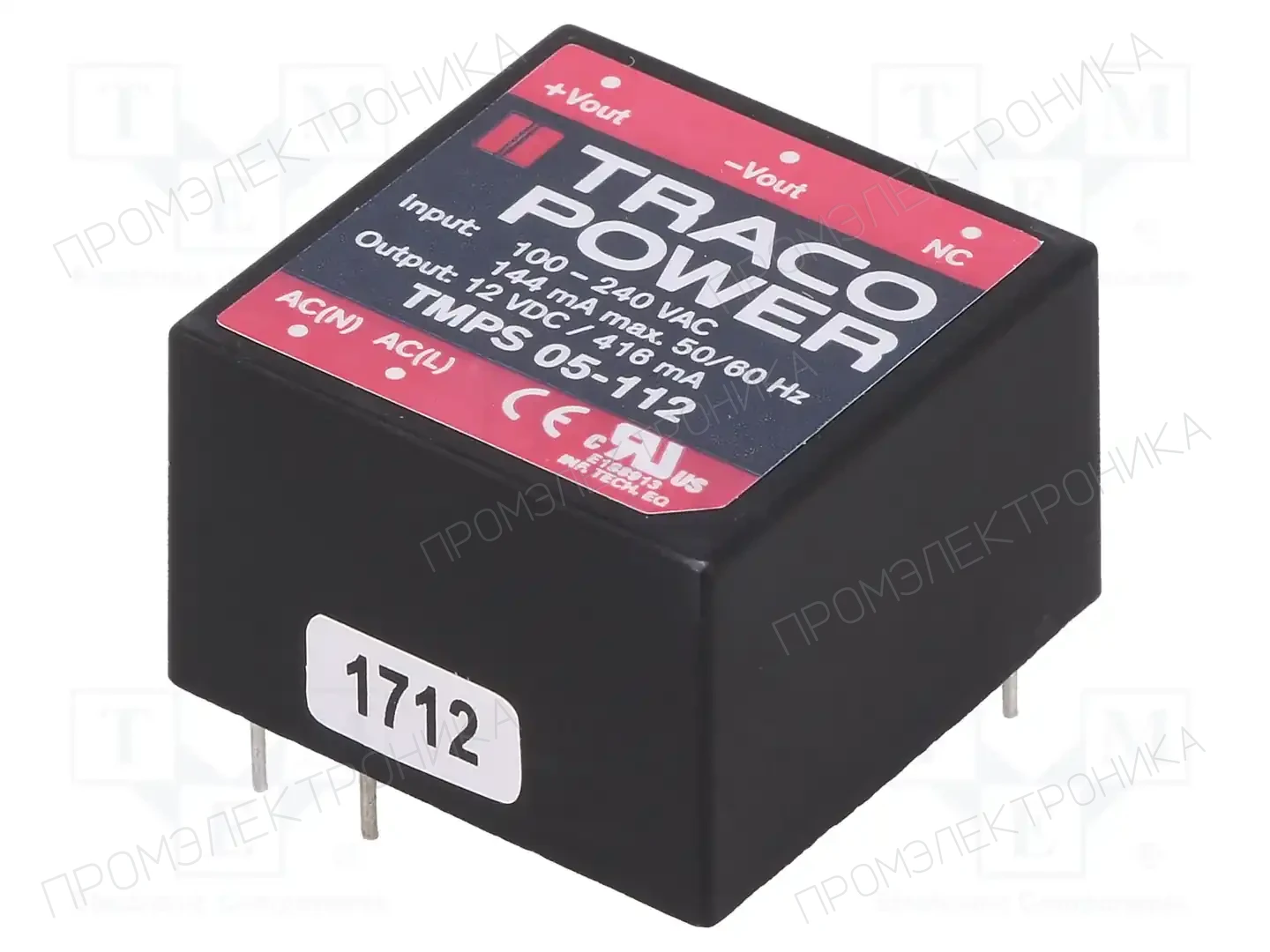 TRACO POWER TMPS 05-112 — Преобразователи AC/DC для PCB