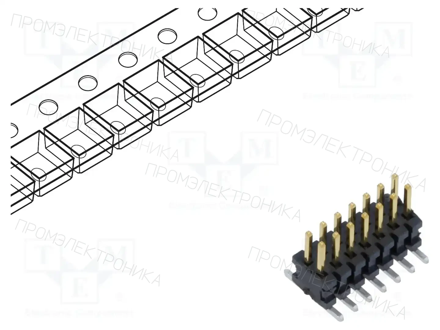 SAMTEC FTSH-107-01-F-DV-P-TR — Разъeмы пластина - пластина