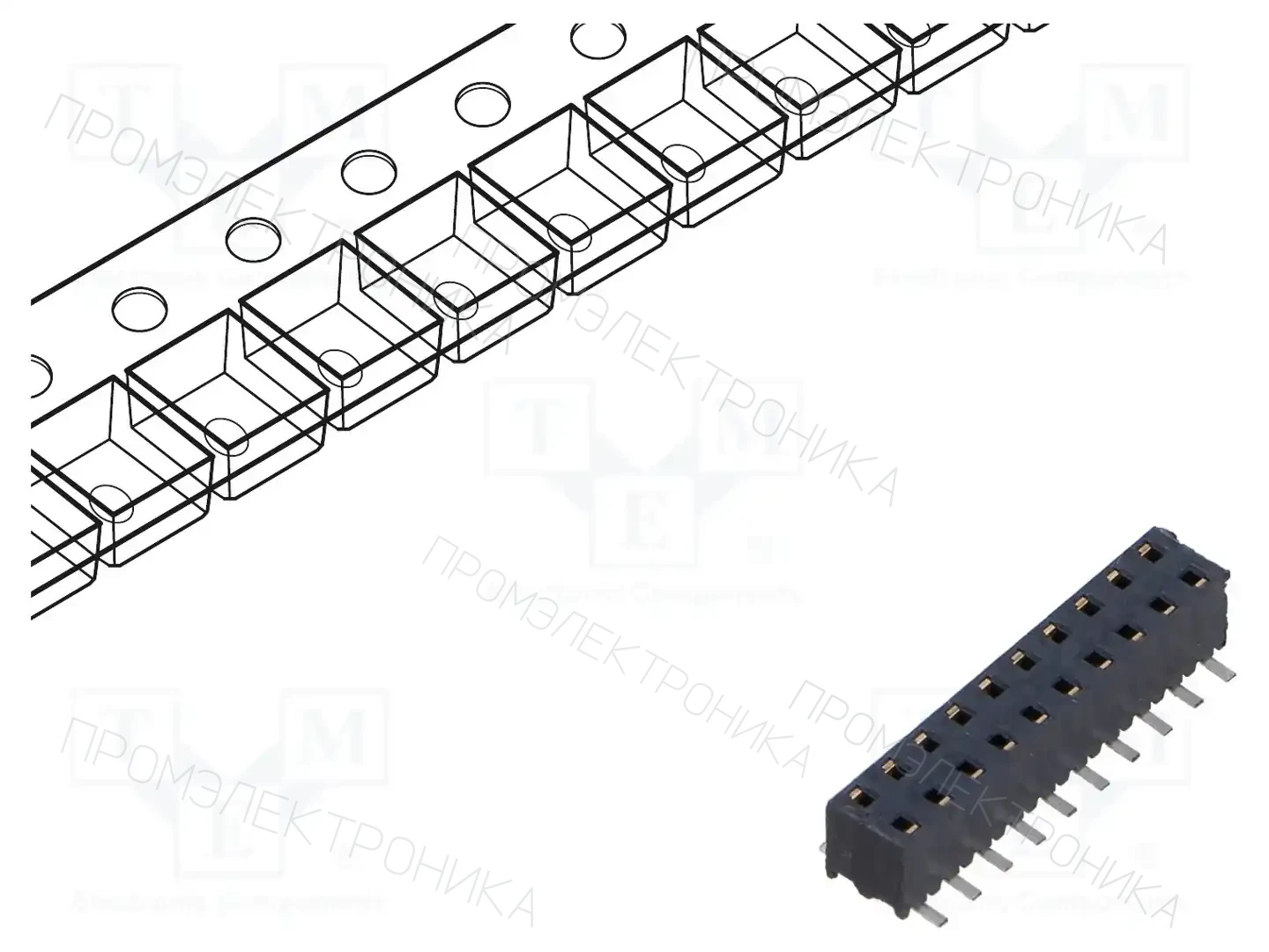 SAMTEC MMS-110-02-L-DV-P-TR — Разъeмы пластина - пластина