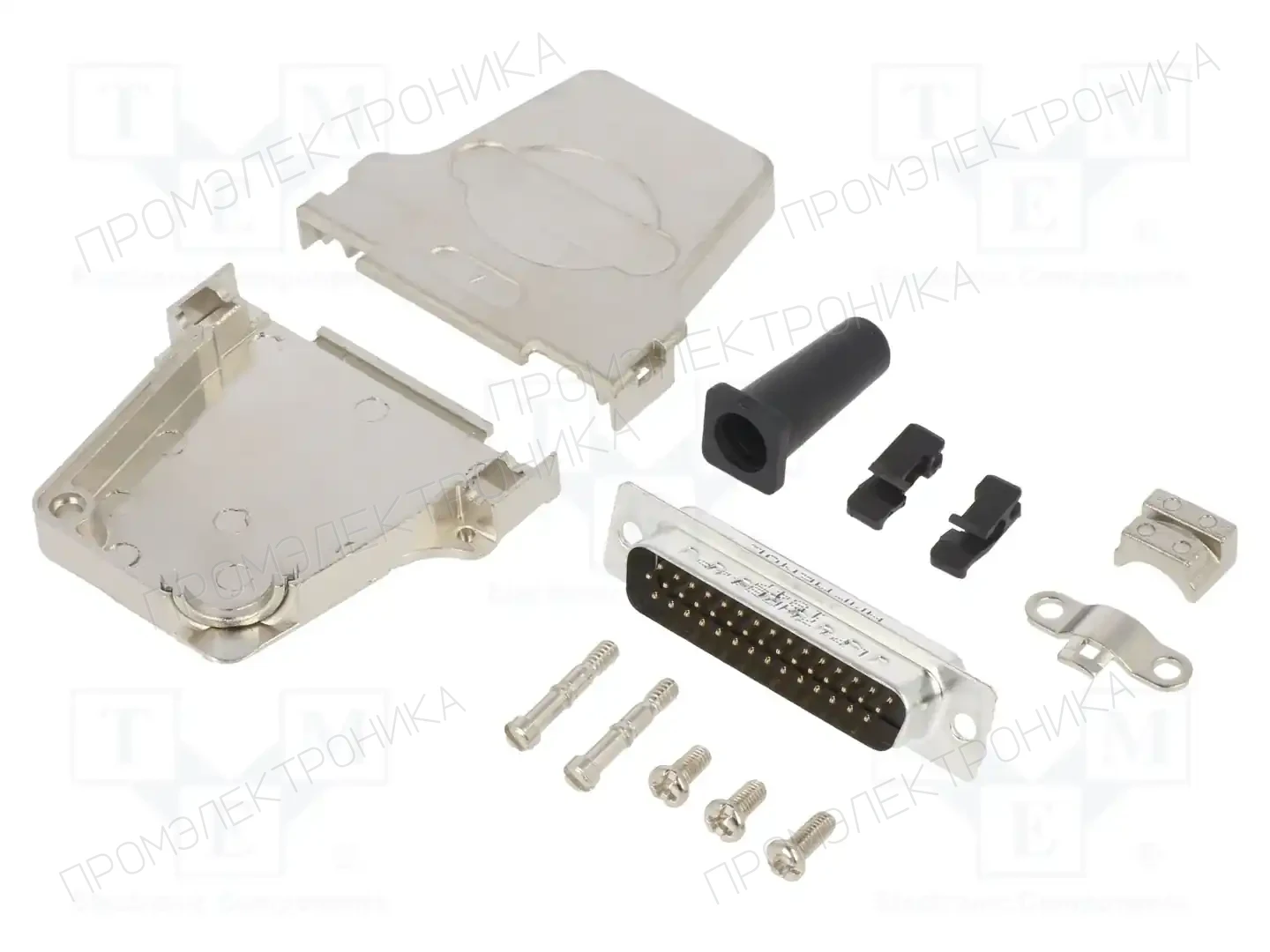 AMPHENOL COMMUNICATIONS SOLUTIONS L17D45ZF25-RG+L717HDB44P — Комплектные штекеры D-Sub