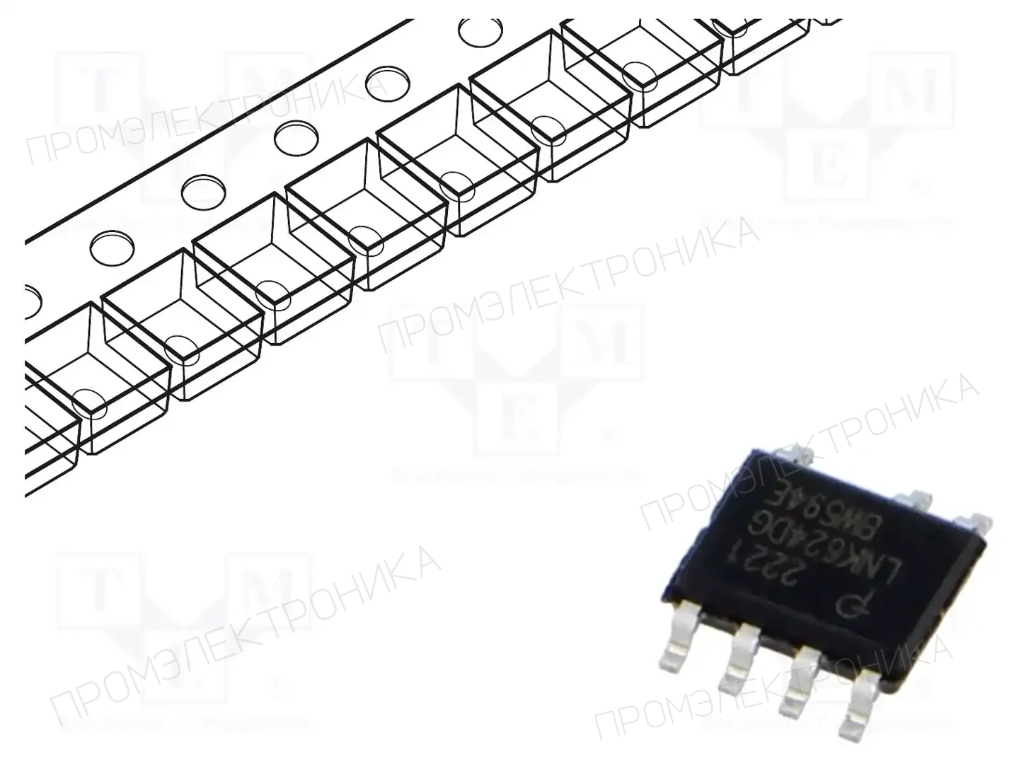 POWER INTEGRATIONS LNK624DG-TL — Регуляторы напряжения - микросхемы DC/DC