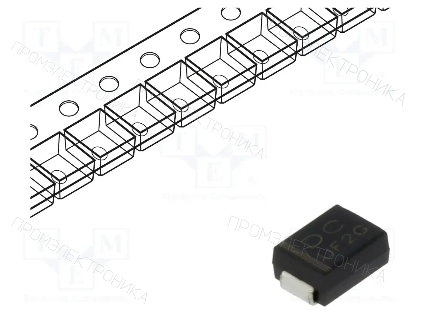 DC COMPONENTS UF2G — Универсальные диоды SMD