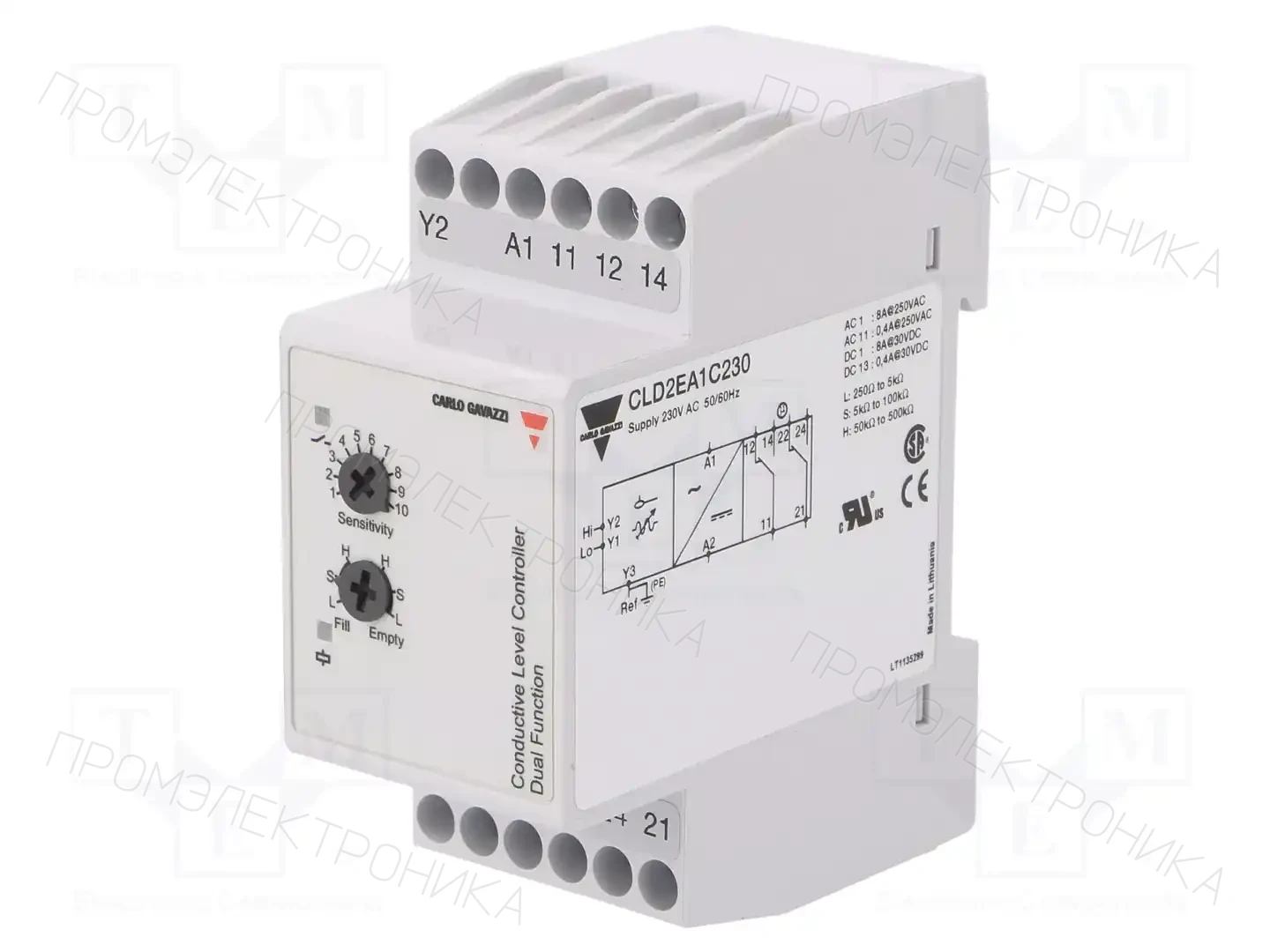 CARLO GAVAZZI CLD2EA1C230 — Контрольные реле