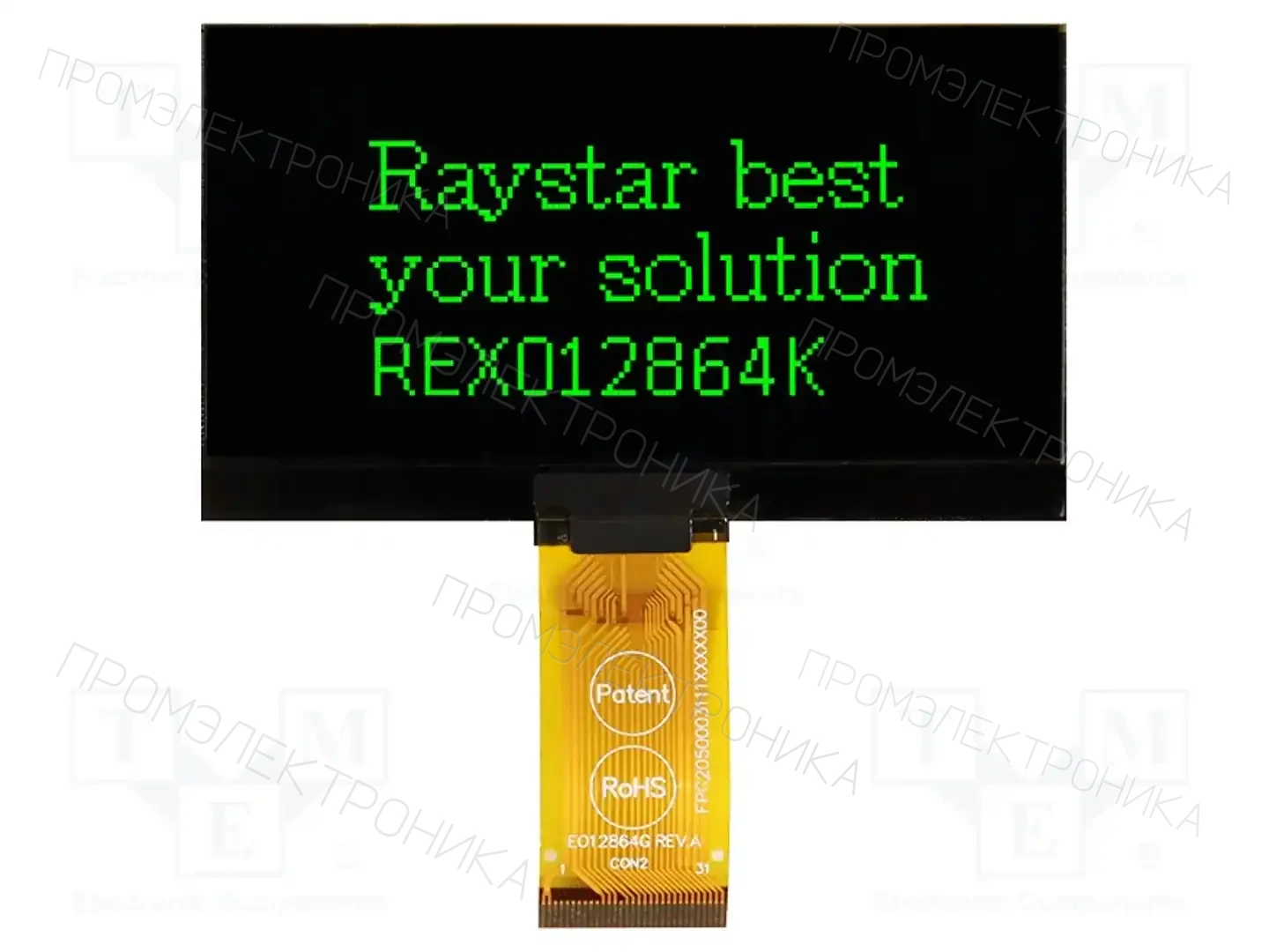 RAYSTAR OPTRONICS REX012864KGPP3N00000 — Дисплеи OLED графические
