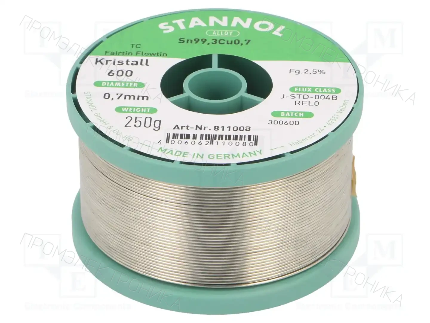 STANNOL 811008 — Паяльные провода бессвинцовые