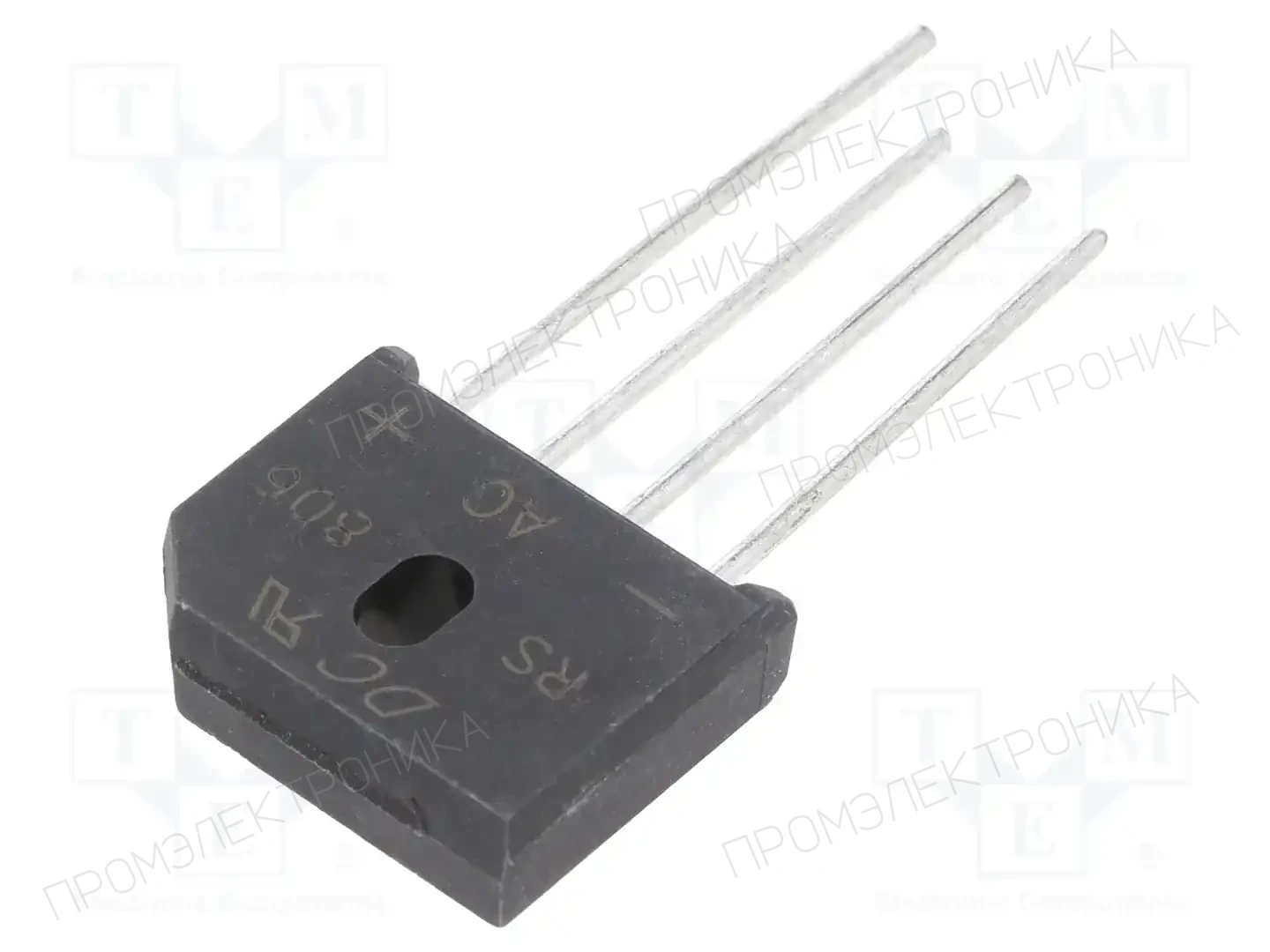 DC COMPONENTS RS806 — Однофазные мосты диодные плоские