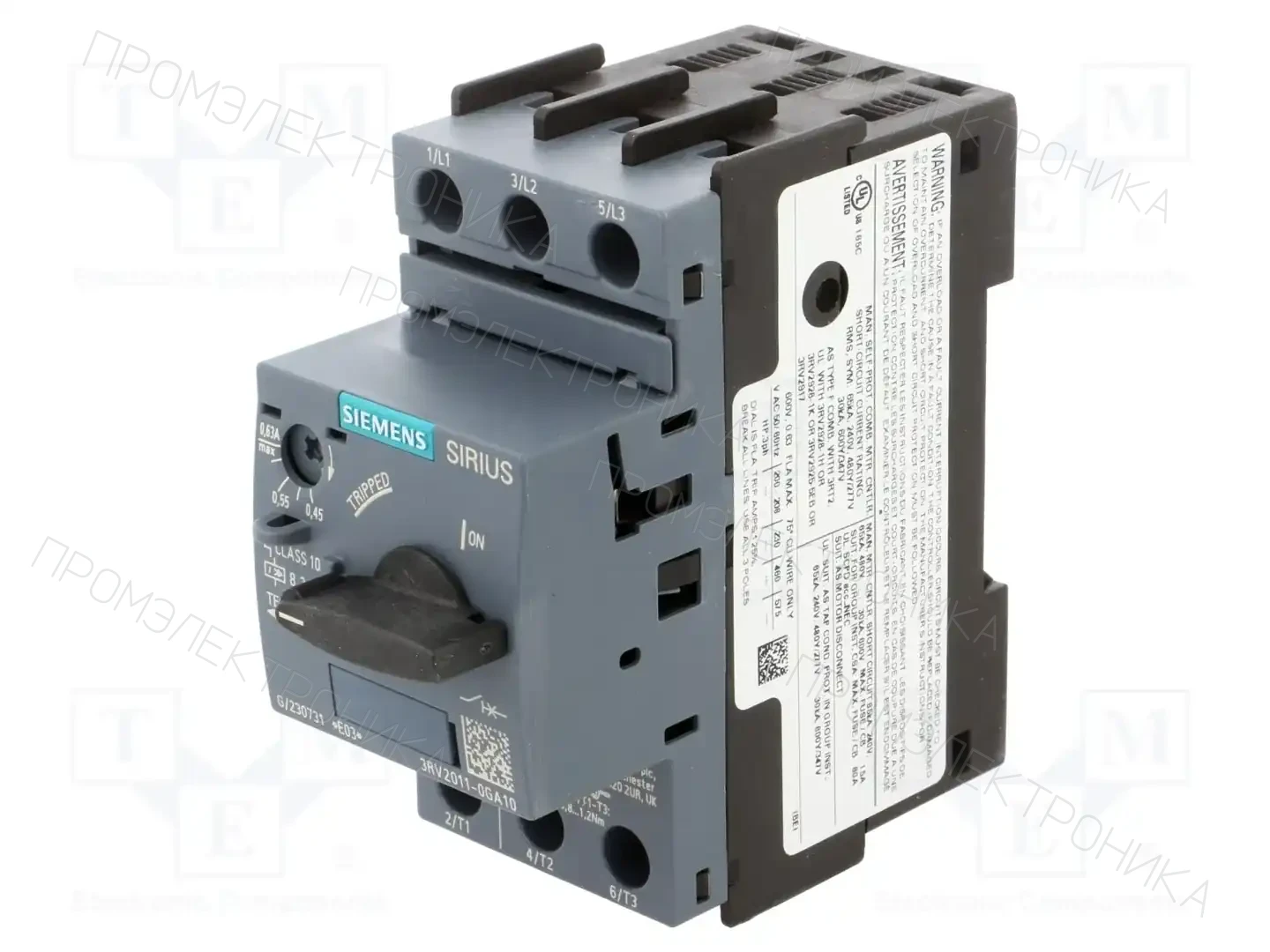 SIEMENS 3RV2011-0GA10 — Выключатели двигательные