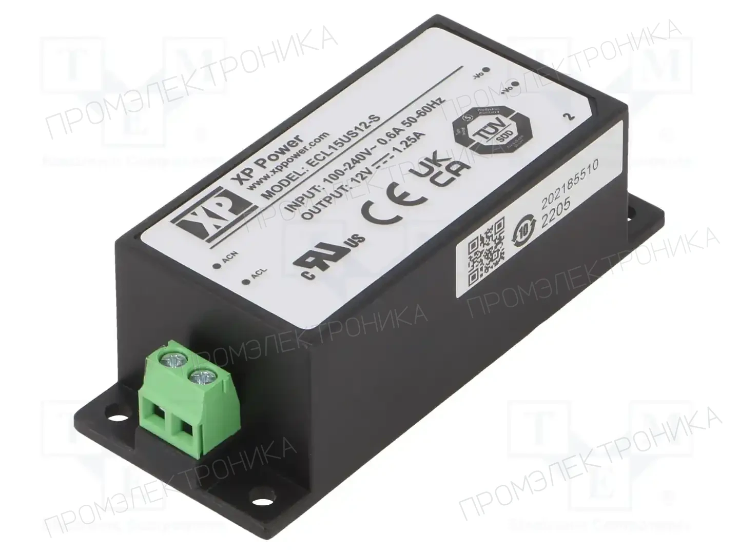 XP POWER ECL15US12-S — Открытые блоки питания
