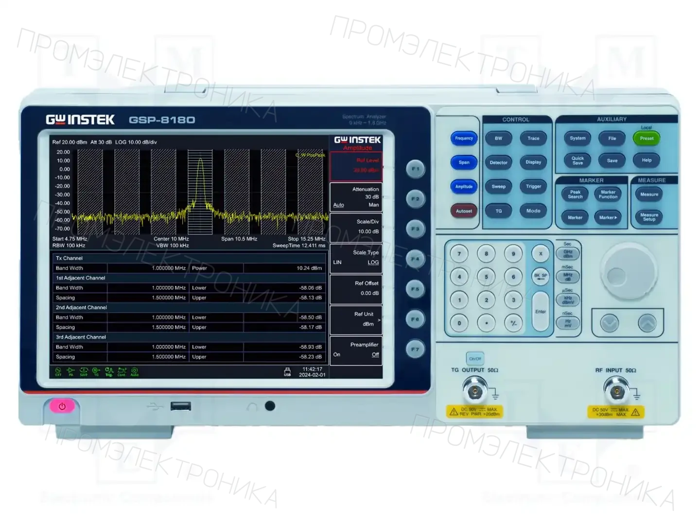 GW INSTEK GSP-8180 (TG) (CE) — Анализаторы спектра