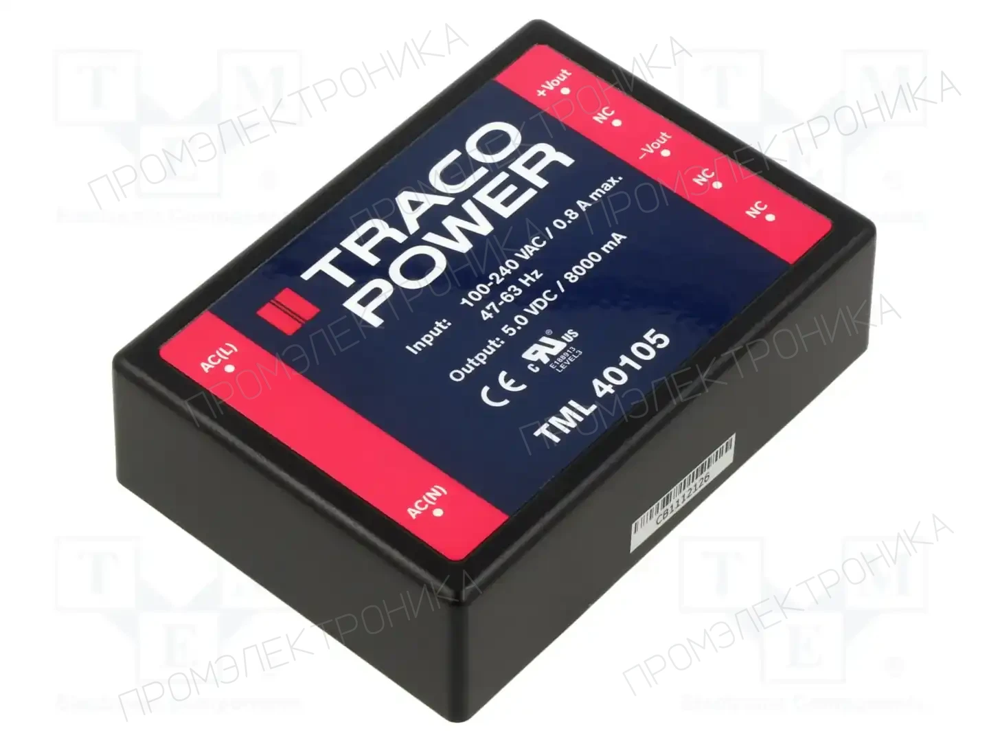 TRACO POWER TML 40105 — Преобразователи AC/DC для PCB