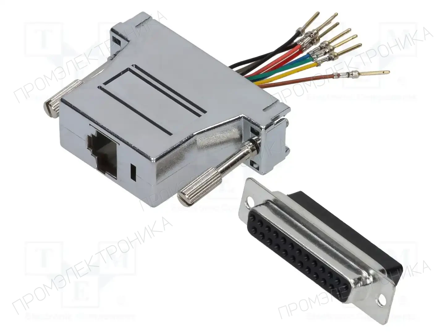 MH CONNECTORS MHDA25-SMJ8-M-K-RC — Адаптеры D-Sub