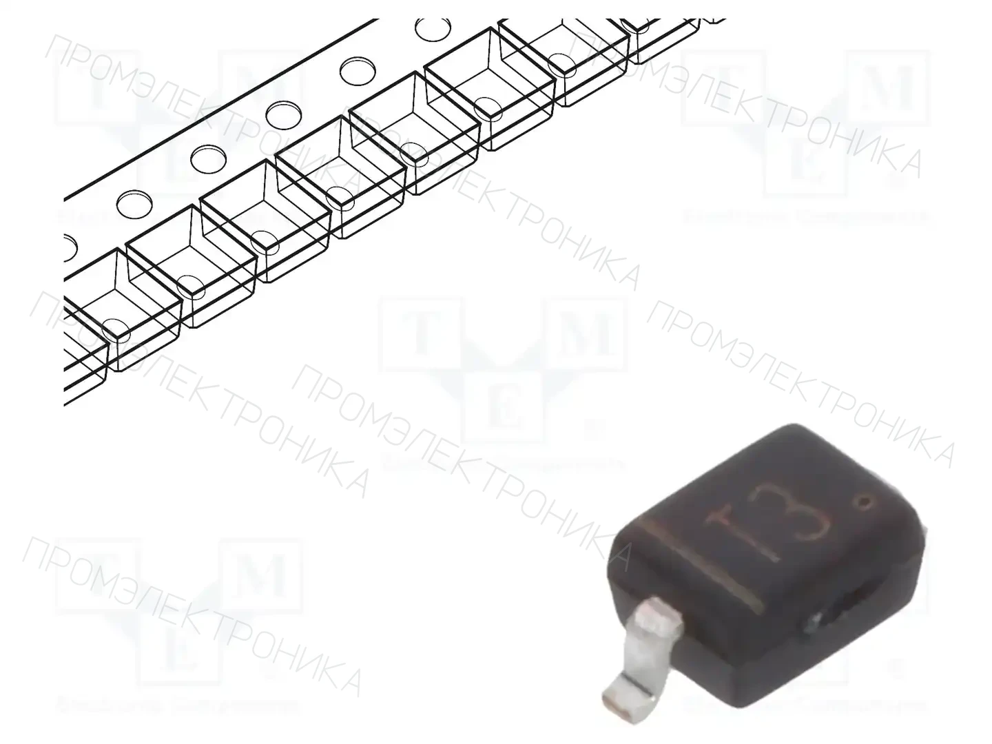 MICRO COMMERCIAL COMPONENTS BAV21WS-TP — Универсальные диоды SMD