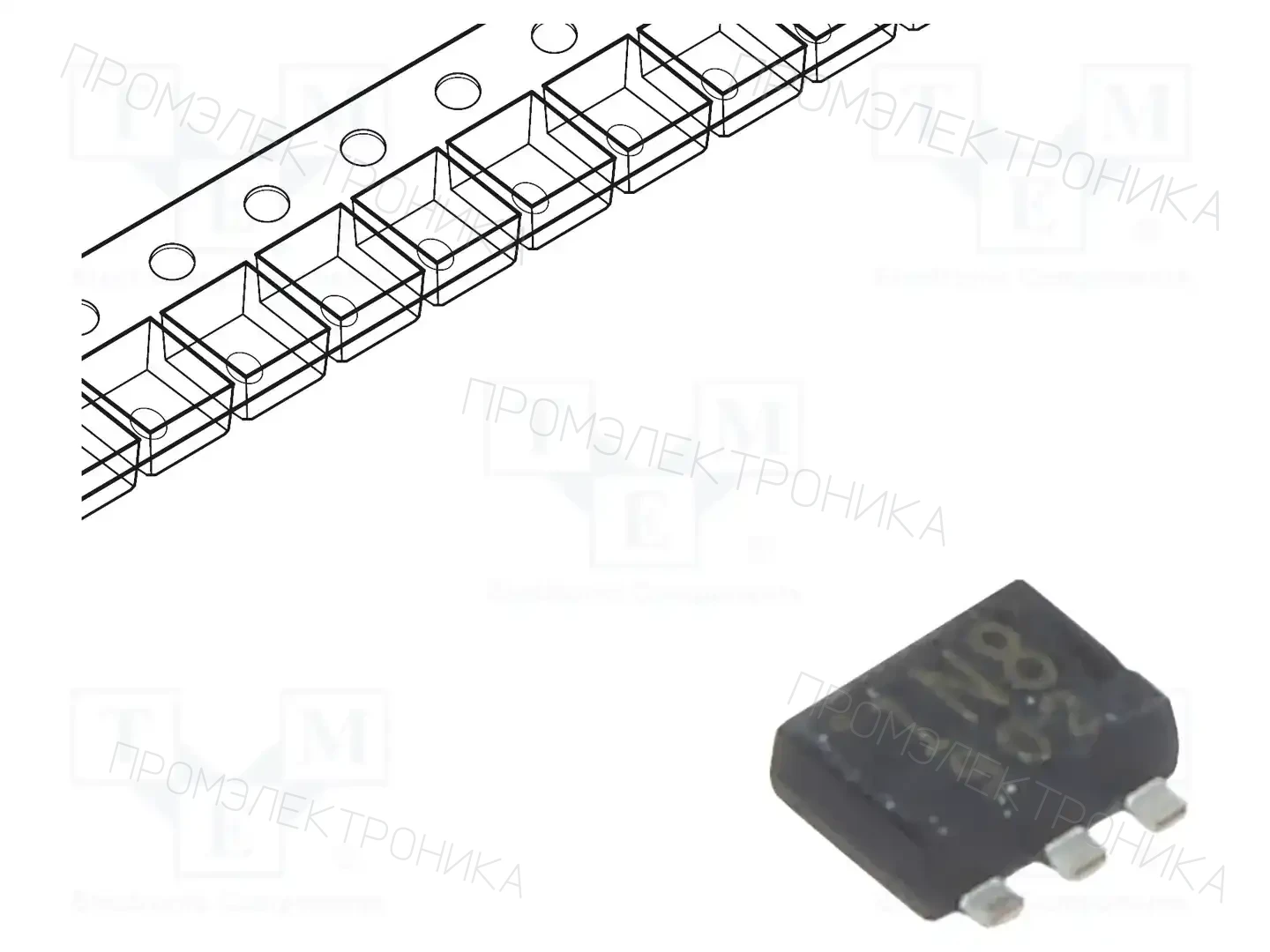 TOSHIBA TCR2EE18,LM(CT — Стабилизаторы напряжения нерегулир. LDO