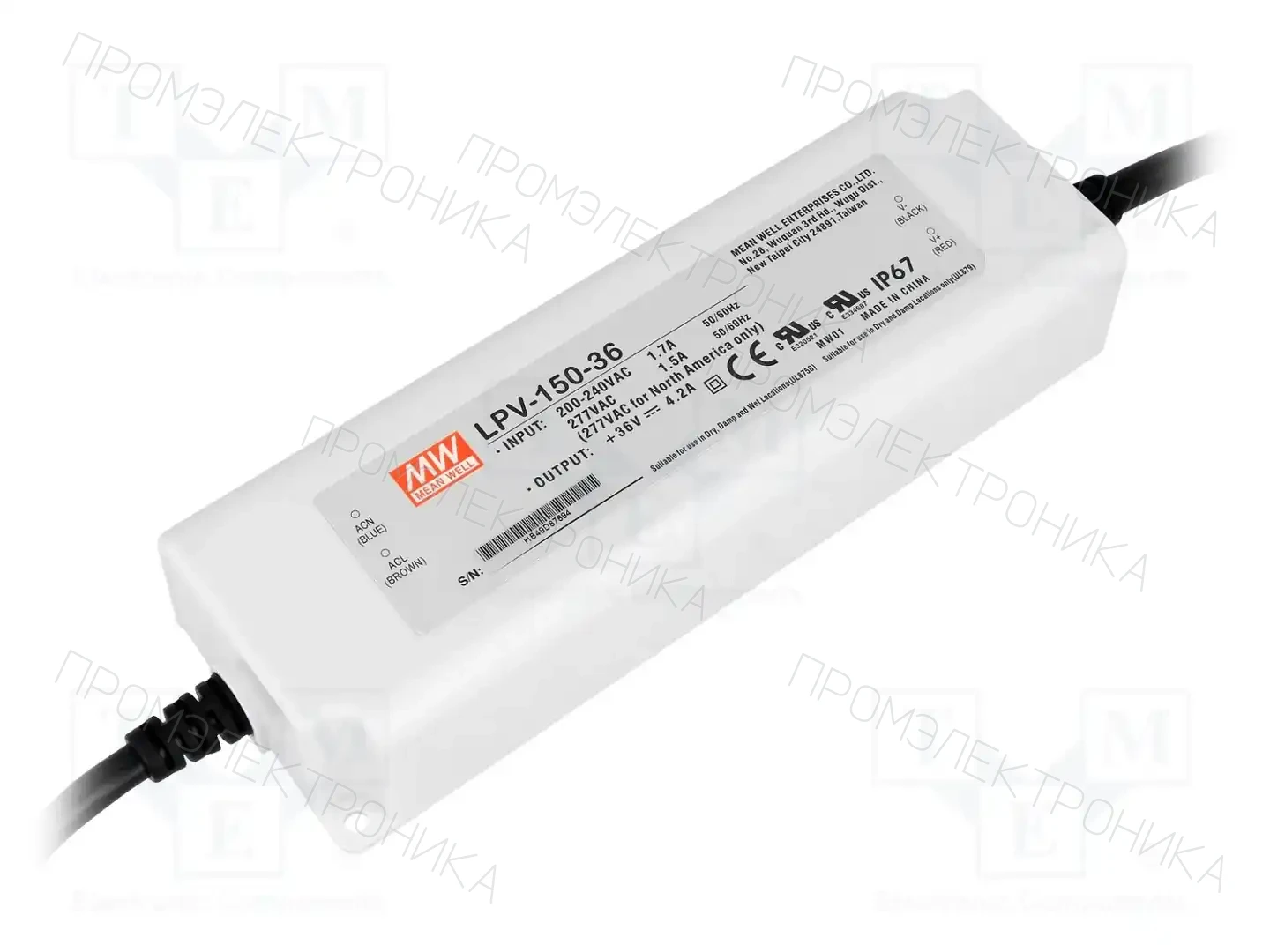 MEAN WELL LPV-150-36 — Блоки питания для LED