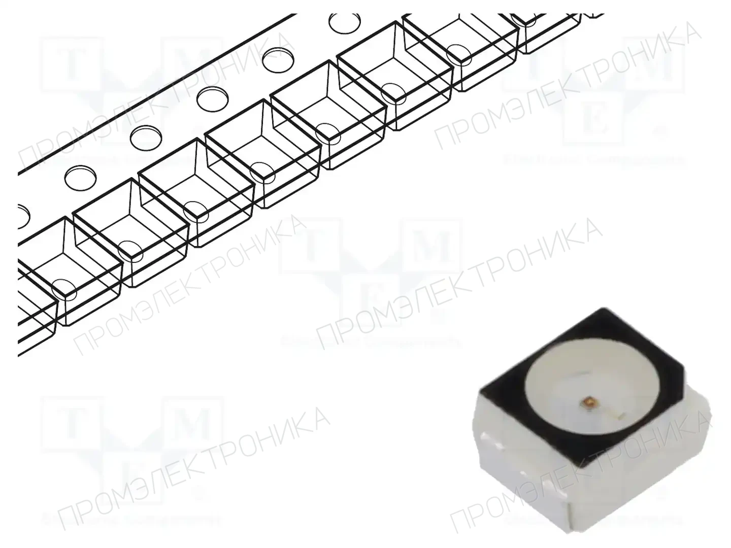 ams OSRAM LR T68F-U2V2-1-1 — Светодиоды SMD цветные