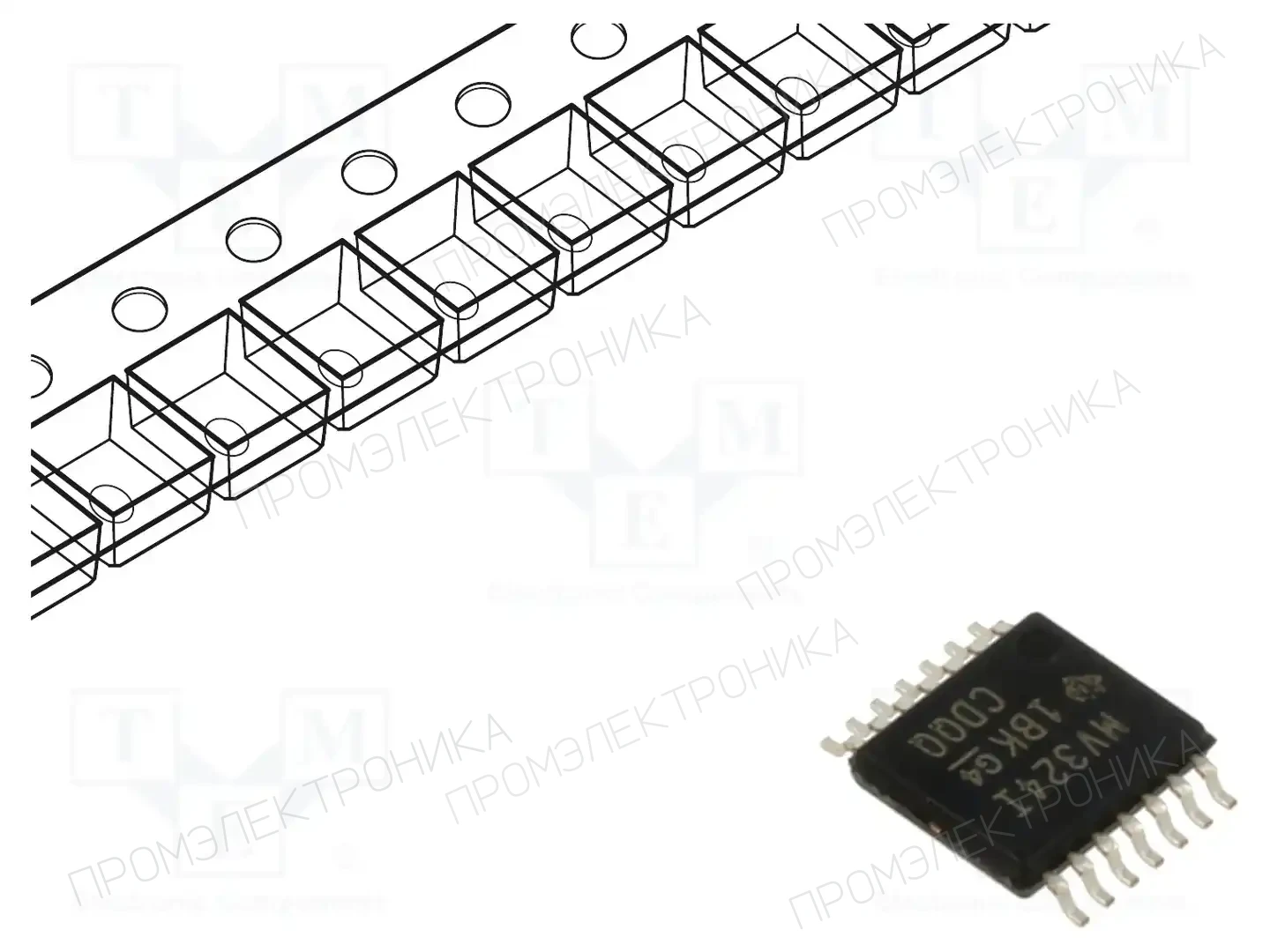 Texas Instruments LMV324IPWR — Операционные усилители SMD