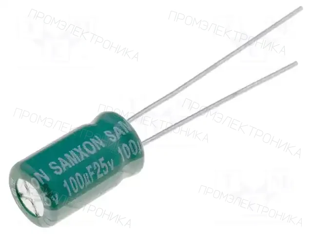 SAMXON EGF107M1EE11RR — Конденсаторы электролитические THT