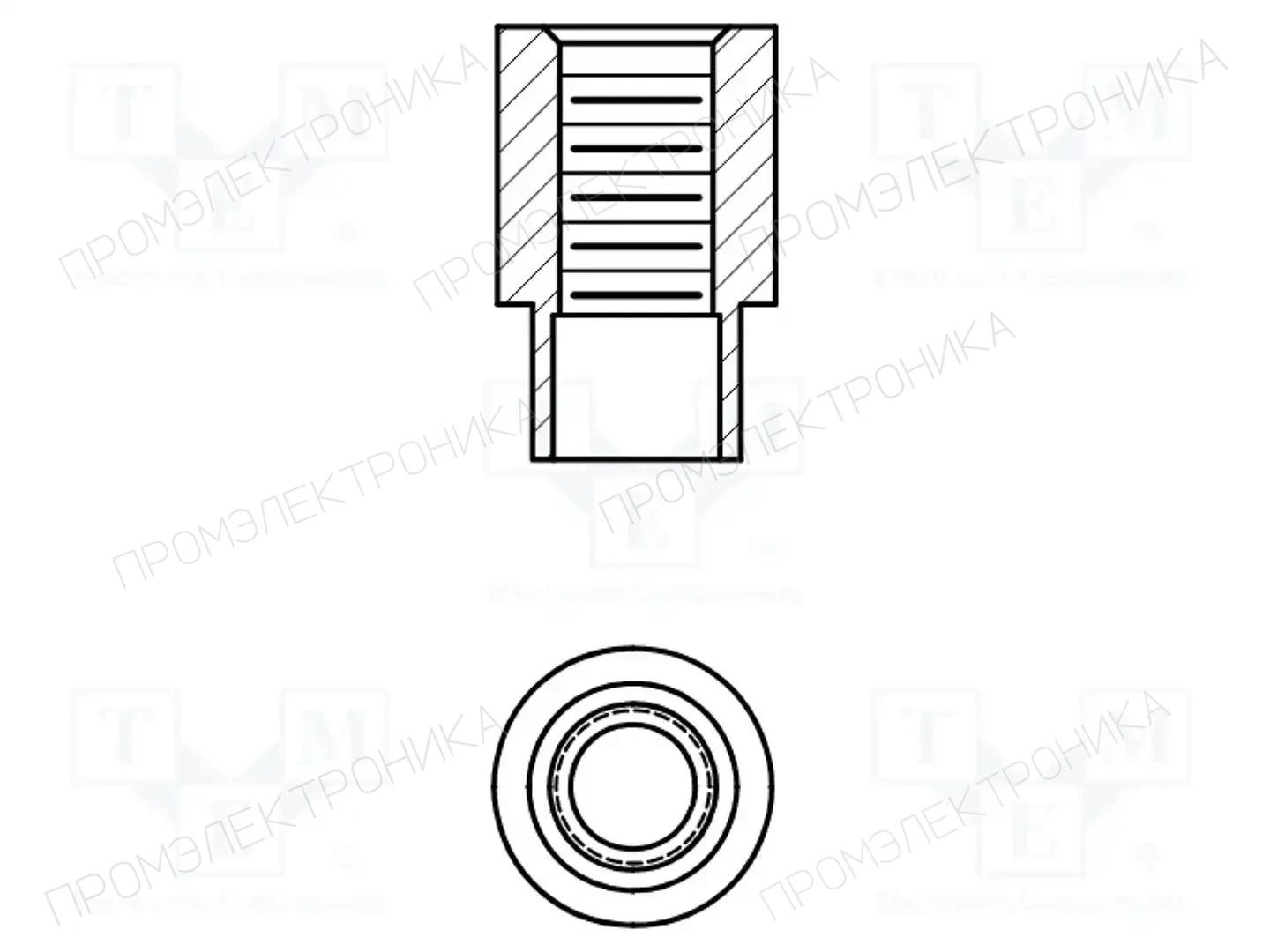 KEYSTONE 1546B — Элементы дистанционные металлические