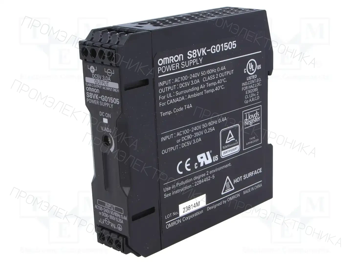 OMRON S8VK-G01505 — Блоки питания на DIN-рейку