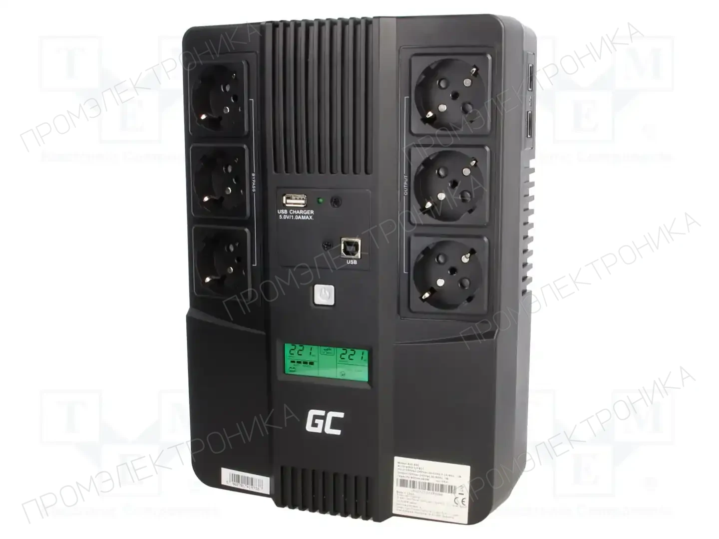 GREEN CELL UPS07 — Компьютерные блоки питания и UPS'ы