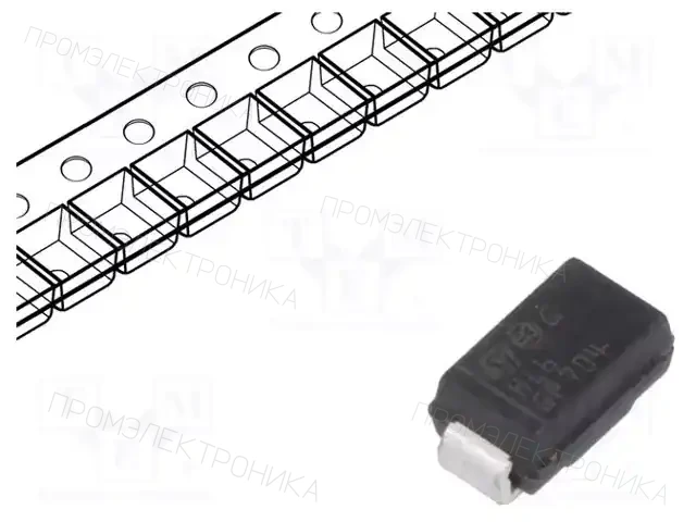 STMicroelectronics STTH1L06A — Универсальные диоды SMD