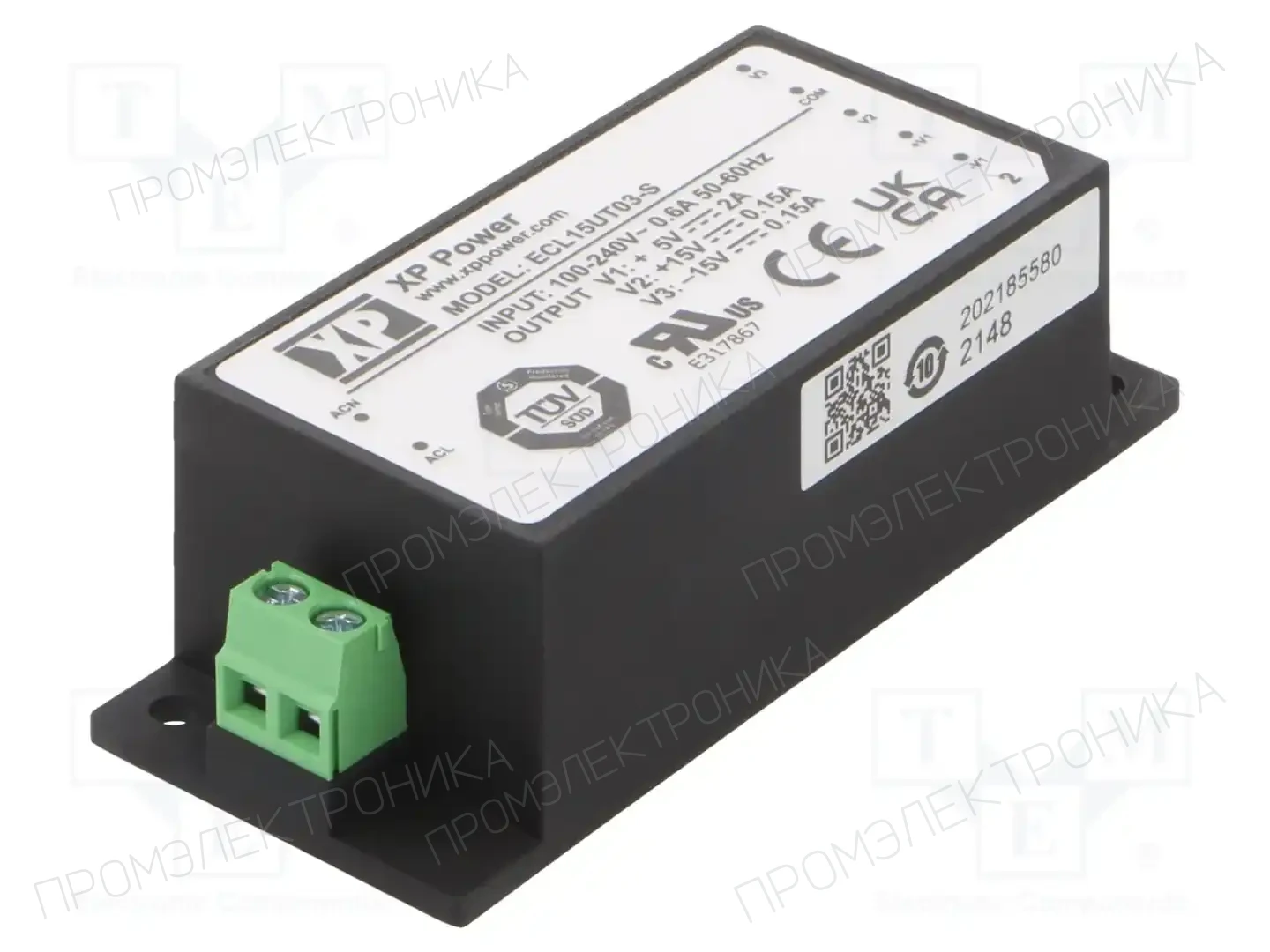 XP POWER ECL15UT03-S — Блоки питания для встраивания