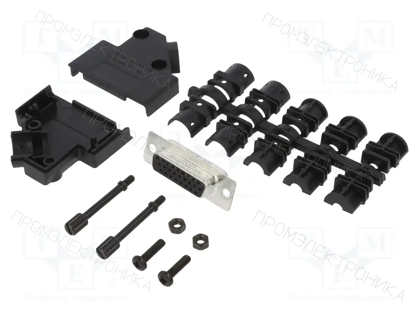 AMPHENOL COMMUNICATIONS SOLUTIONS L17D45PK-P-15+L77HDA26S — Комплектные штекеры D-Sub