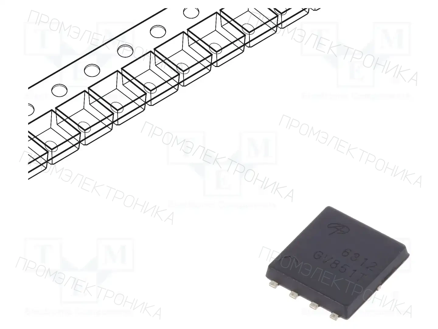 ALPHA & OMEGA SEMICONDUCTOR AON6312 — Транзисторы с каналом N SMD