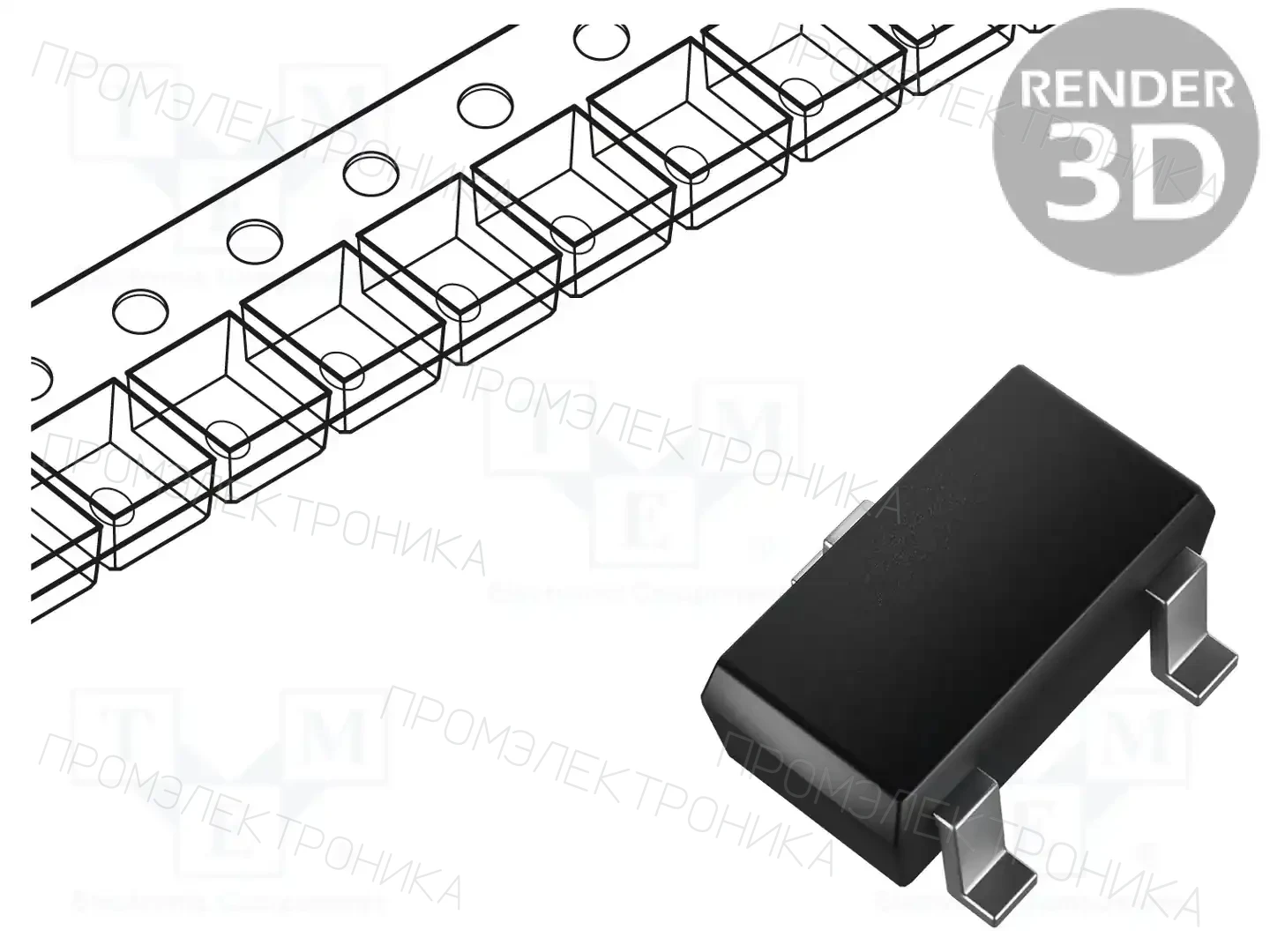 onsemi MMBF4416A — Транзисторы с каналом N SMD
