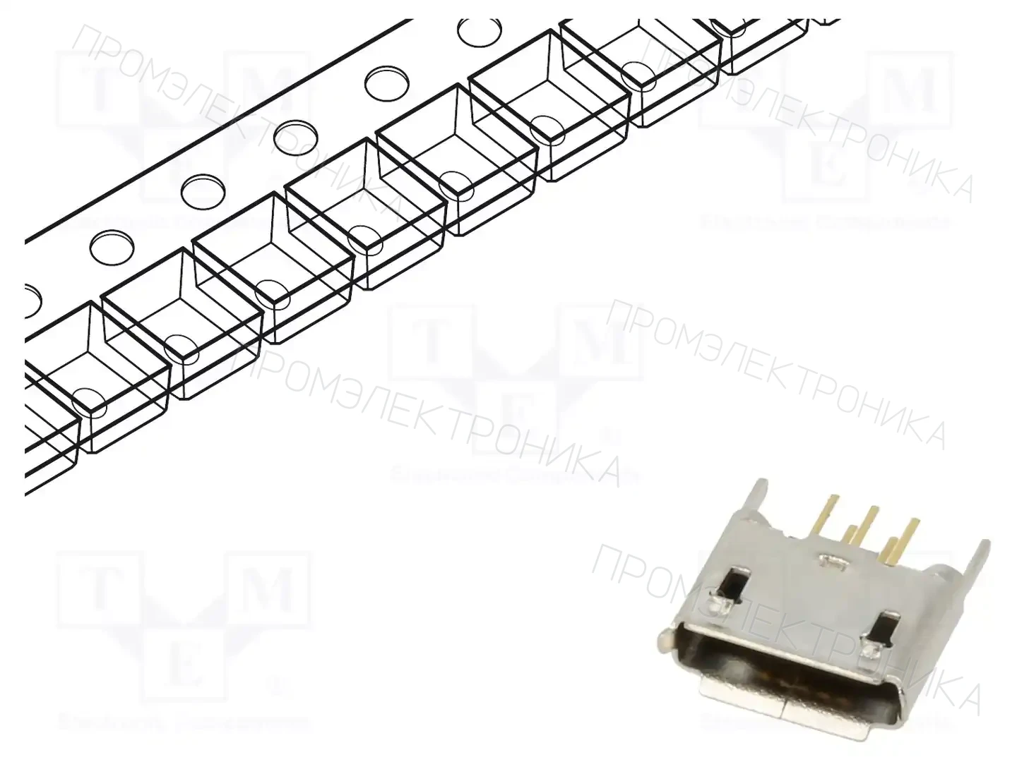 GCT USB3106-30-0230-A — Разъeмы USB и IEEE1394