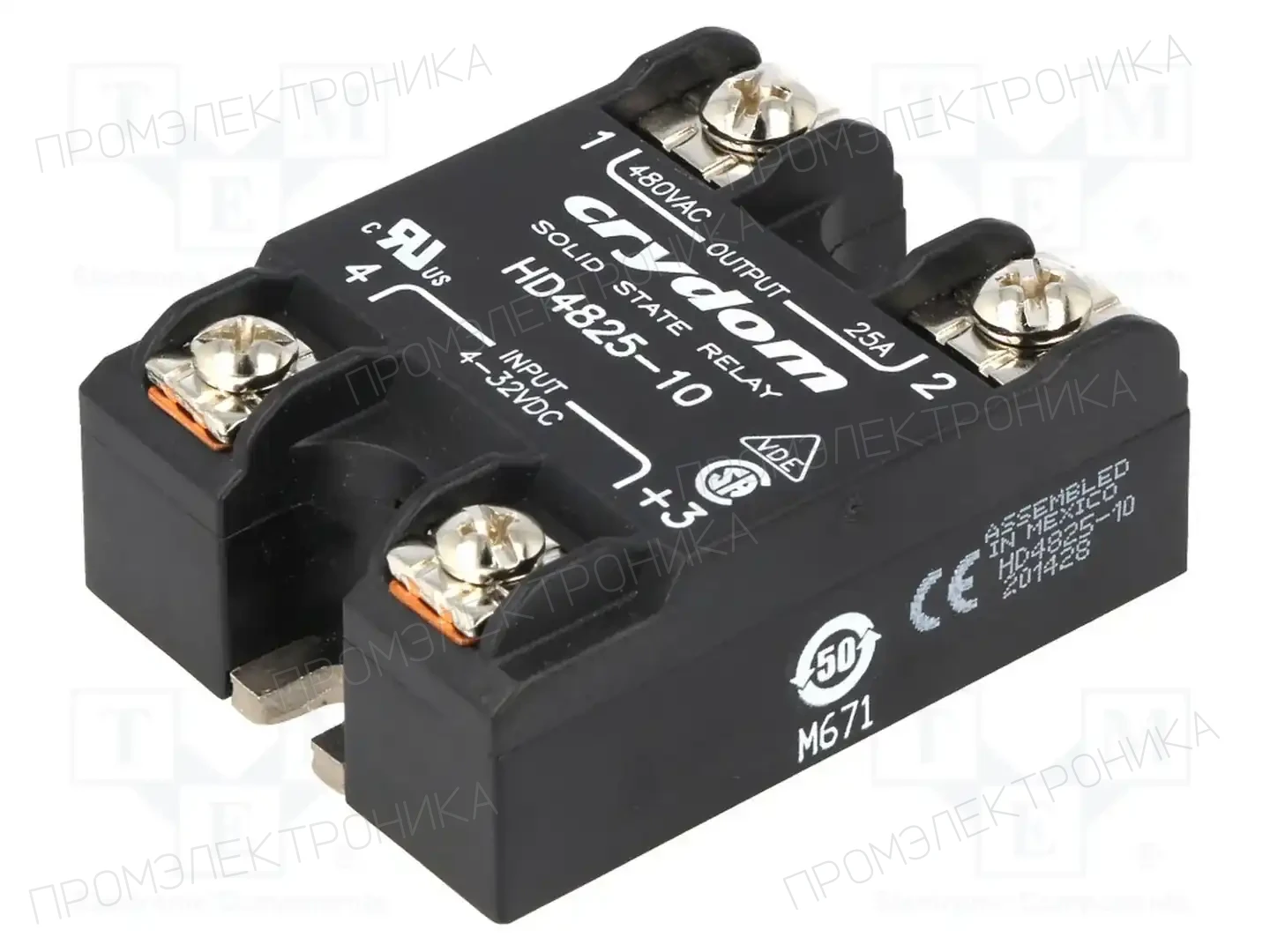 SENSATA / CRYDOM HD4825-10 — Реле SSR однофазные