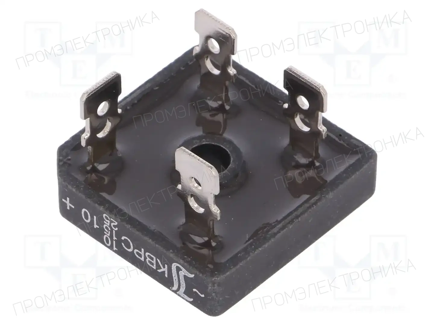 DIOTEC SEMICONDUCTOR KBPC10/15/2510FP — Однофазные мосты диодные квадратные